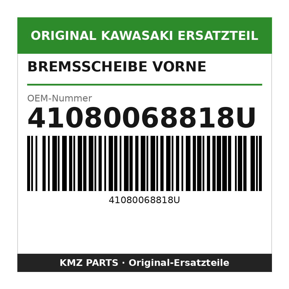 Kawasaki Bremsscheibe vorne 320 mm 41080068818U