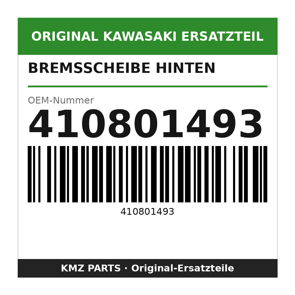 Kawasaki Bremsscheibe hinten 410801493