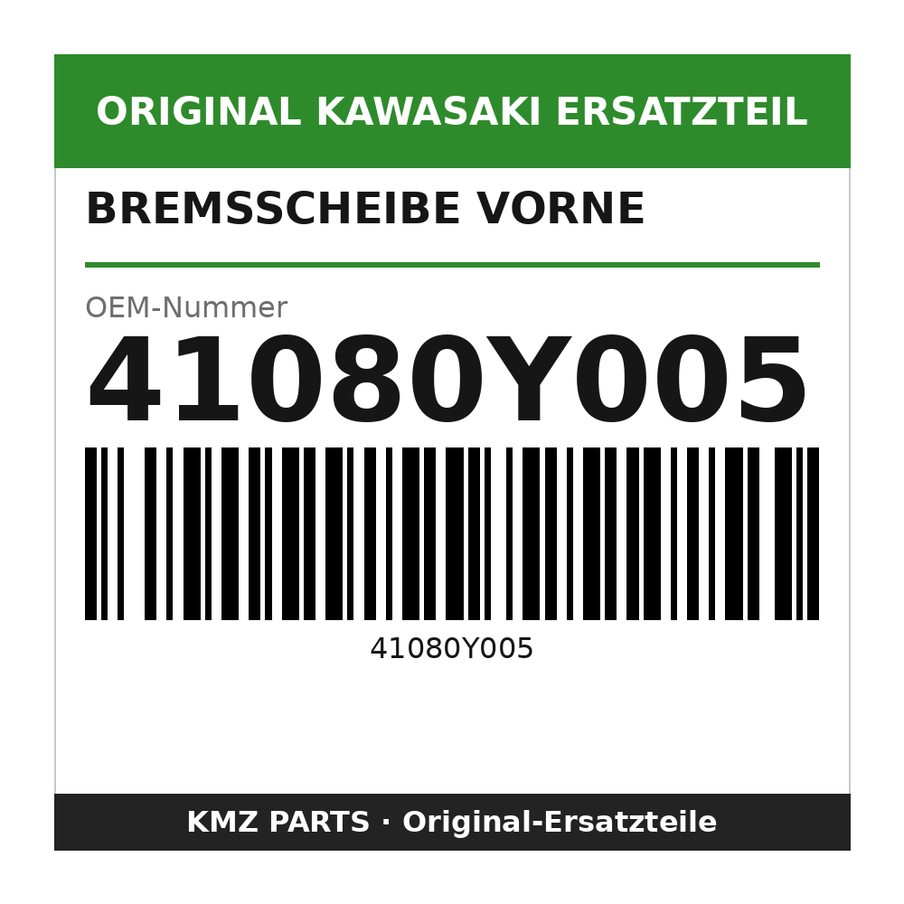 Kawasaki Bremsscheibe vorne 41080Y005