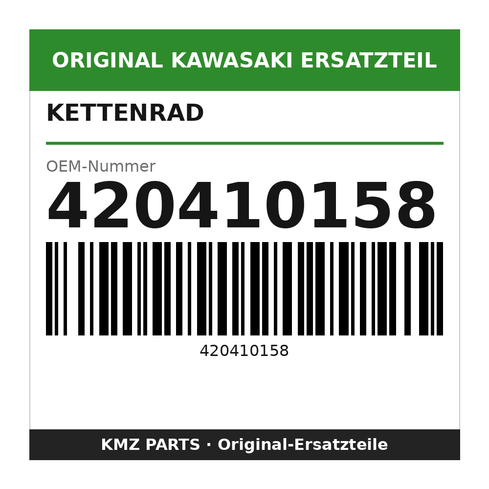 Kawasaki Kettenrad 44 Zähne 420410158