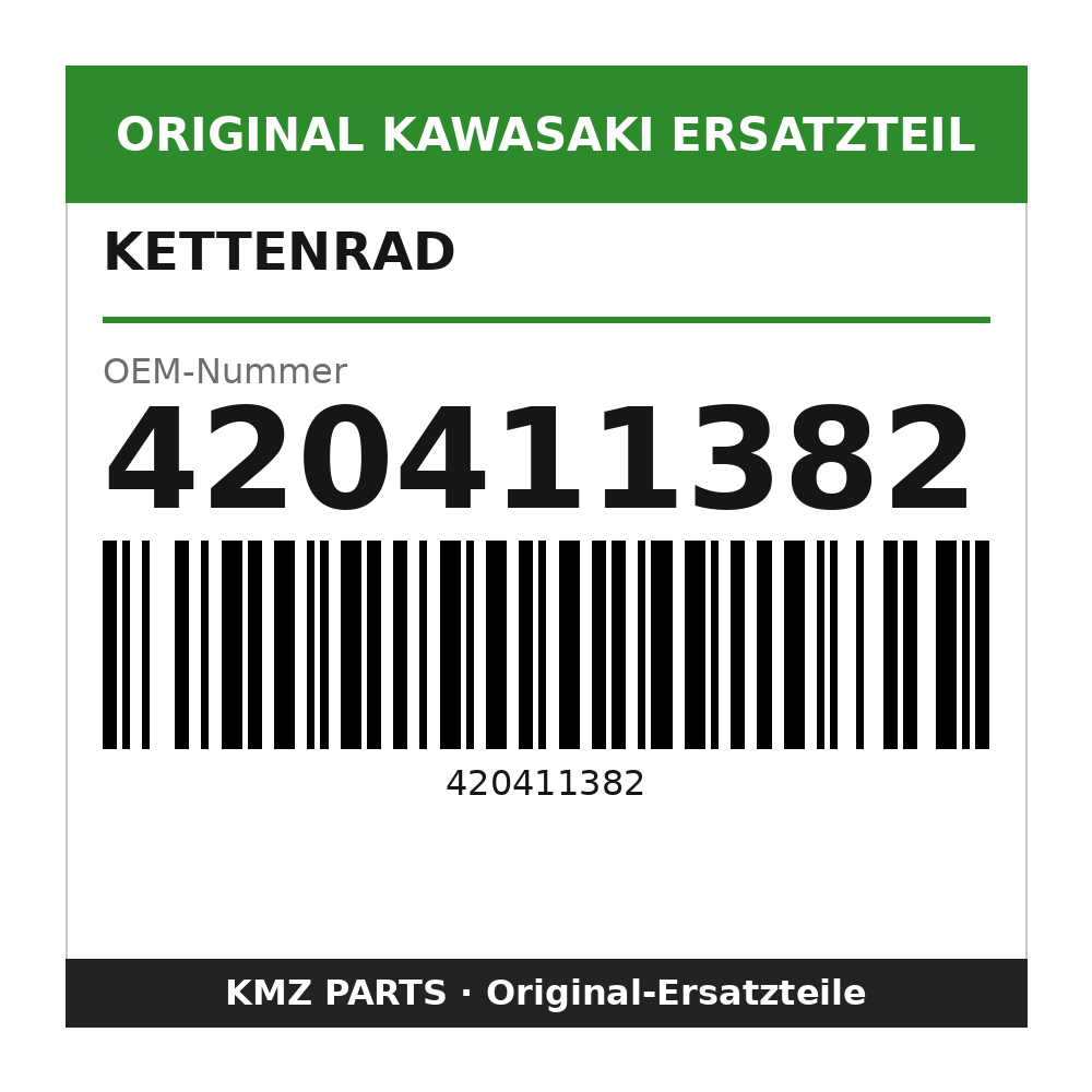Kawasaki Kettenrad 47 Zähne 420411382
