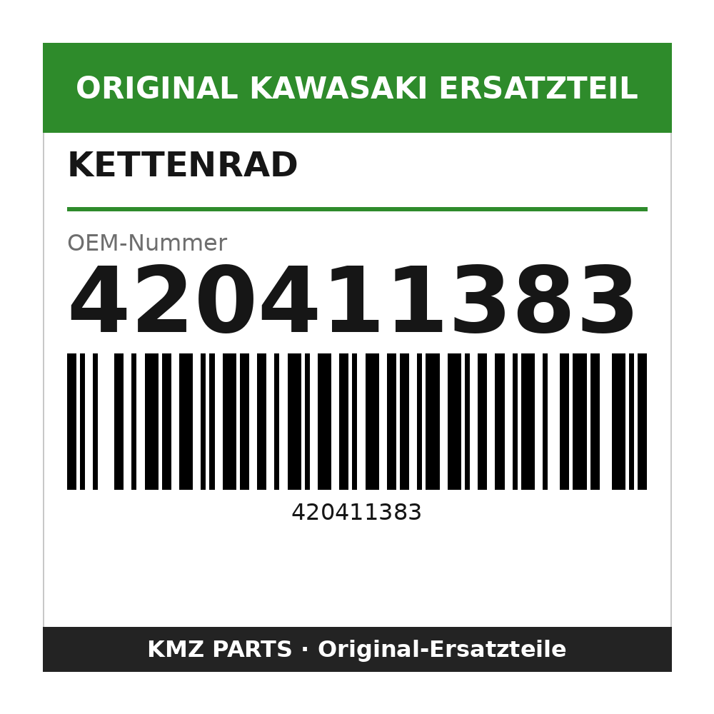 Kawasaki Kettenrad 48 Zähne 420411383