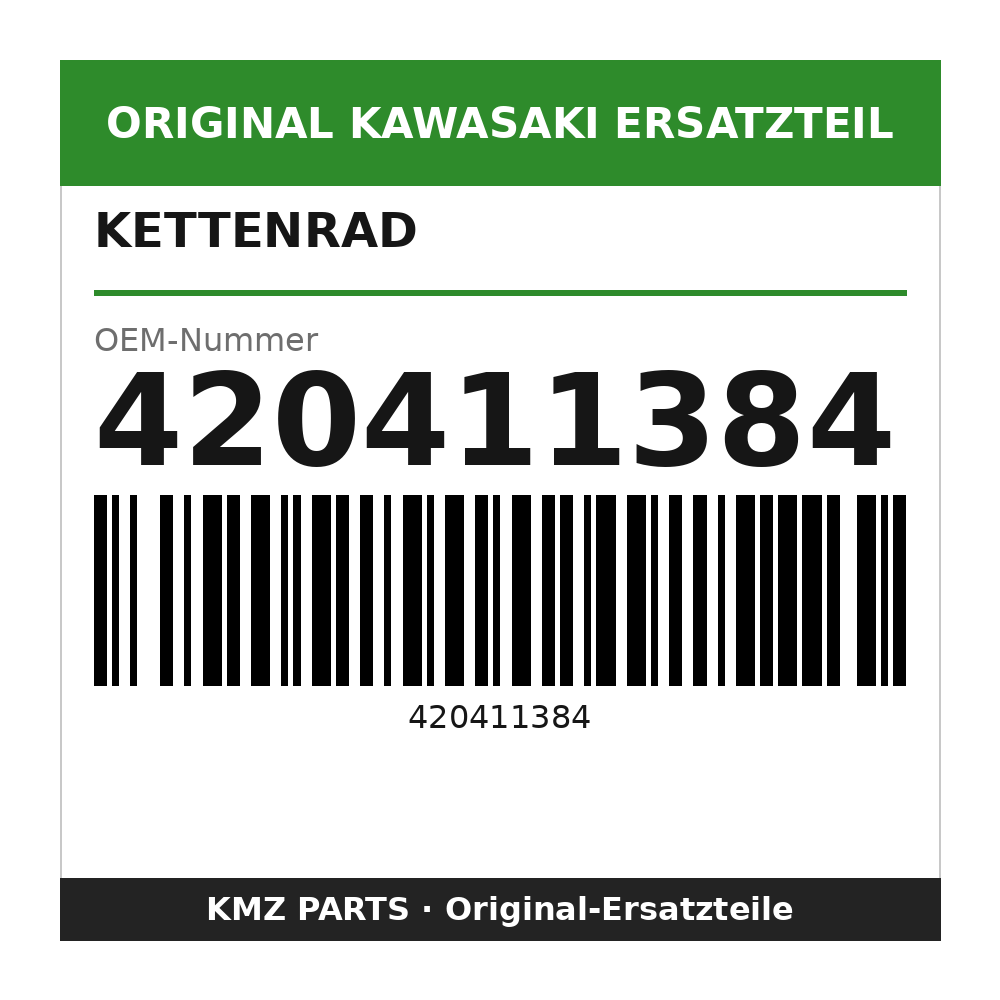Kawasaki Kettenrad 49 Zähne 420411384