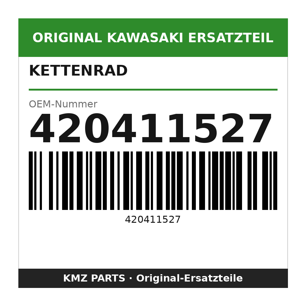 Kawasaki Kettenrad 46 Zähne 420411527