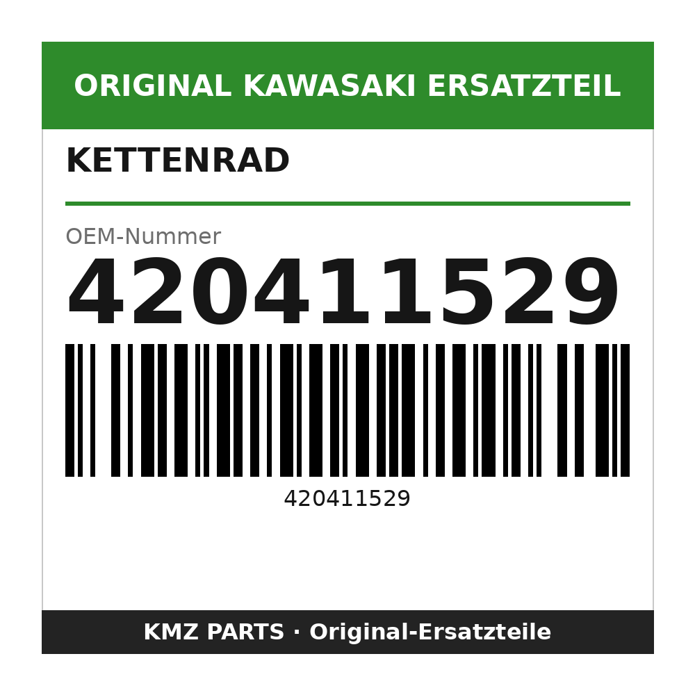 Kawasaki Kettenrad 48 Zähne 420411529