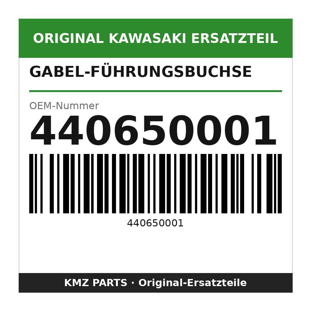 Kawasaki Gabel-Führungsbuchse 440650001