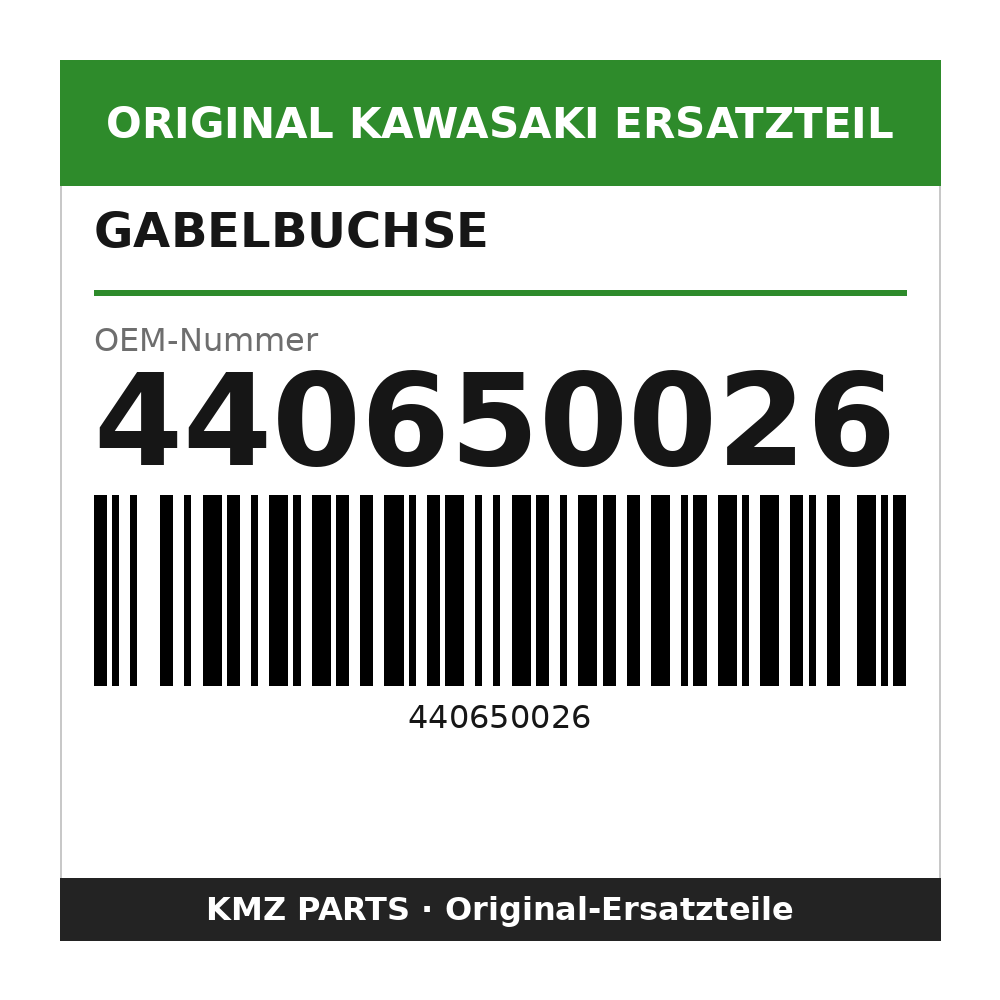 Kawasaki Gabelbuchse 440650026