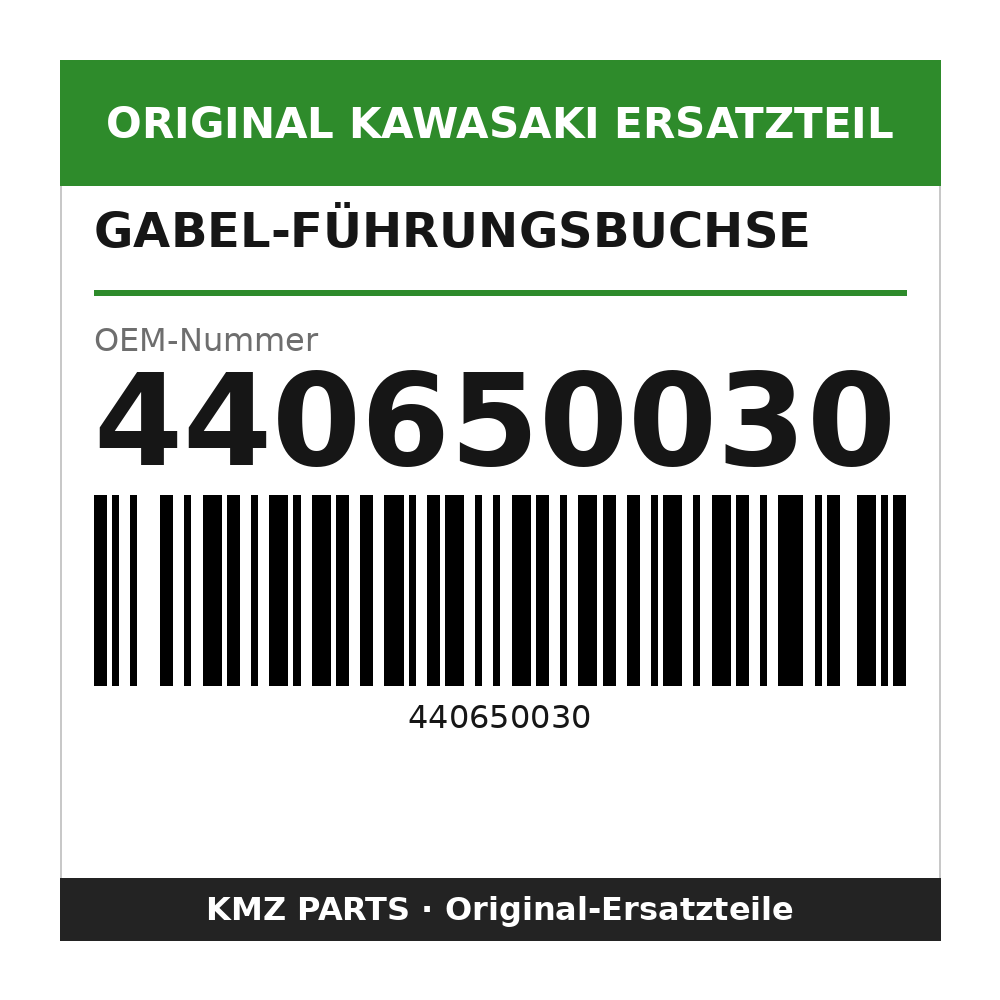 Kawasaki Gabel-Führungsbuchse 440650030