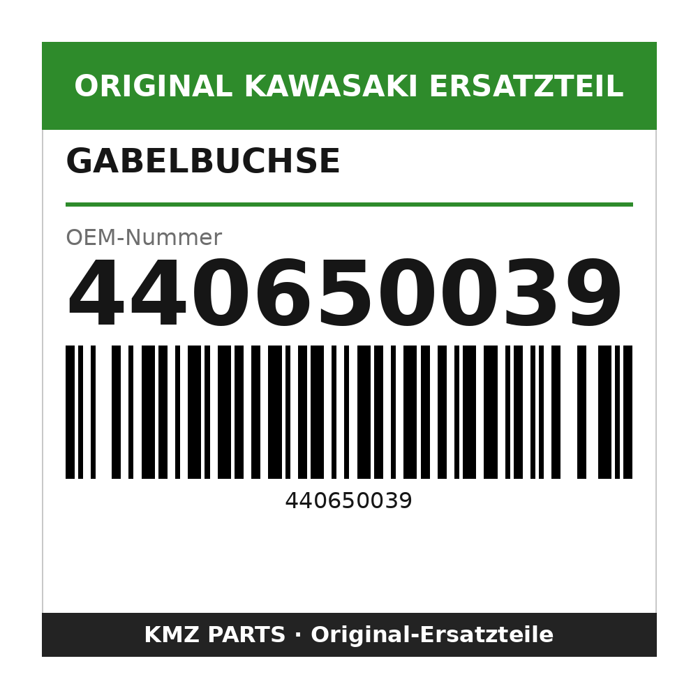 Kawasaki Gabelbuchse 440650039