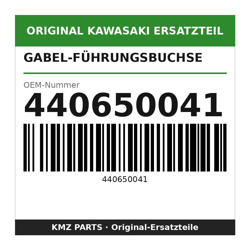 Kawasaki Gabel-Führungsbuchse 440650041