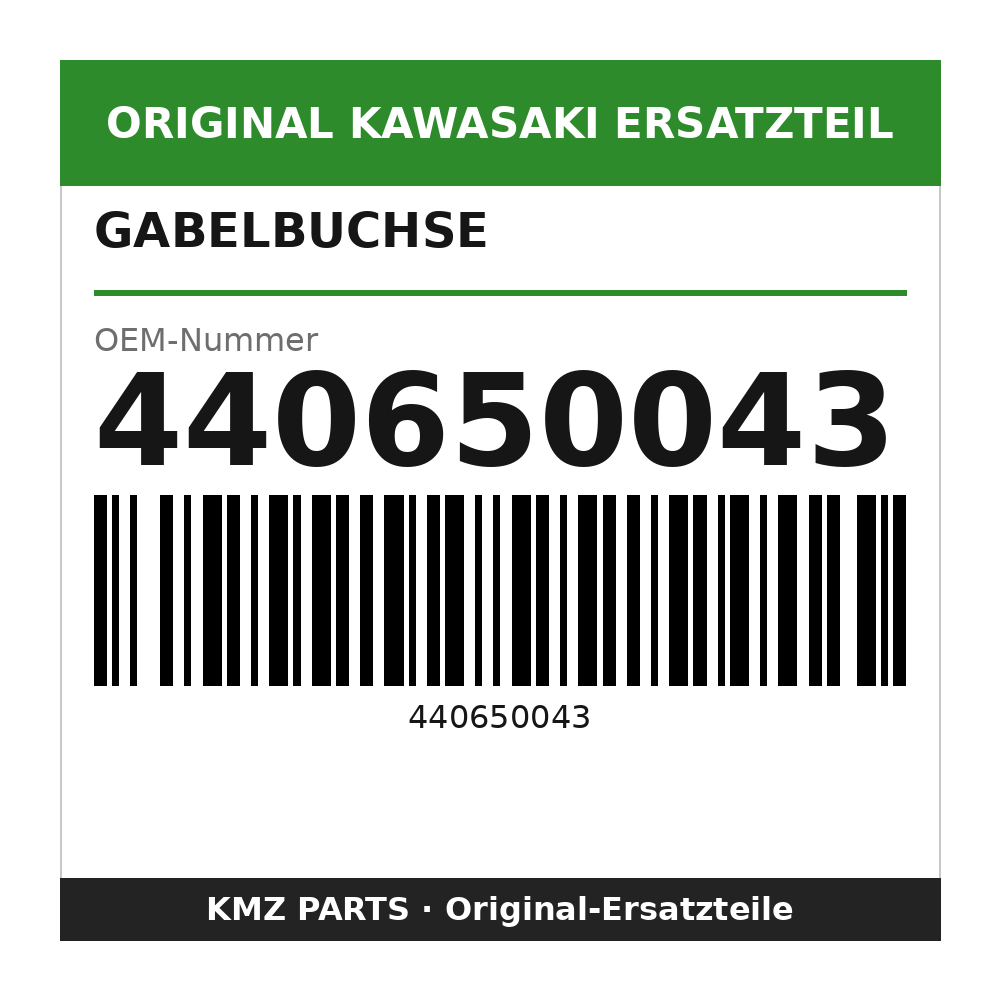 Kawasaki Gabelbuchse 440650043