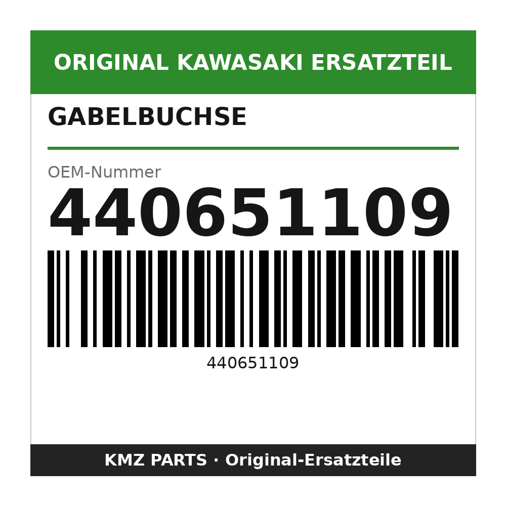 Kawasaki Gabelbuchse 440651109
