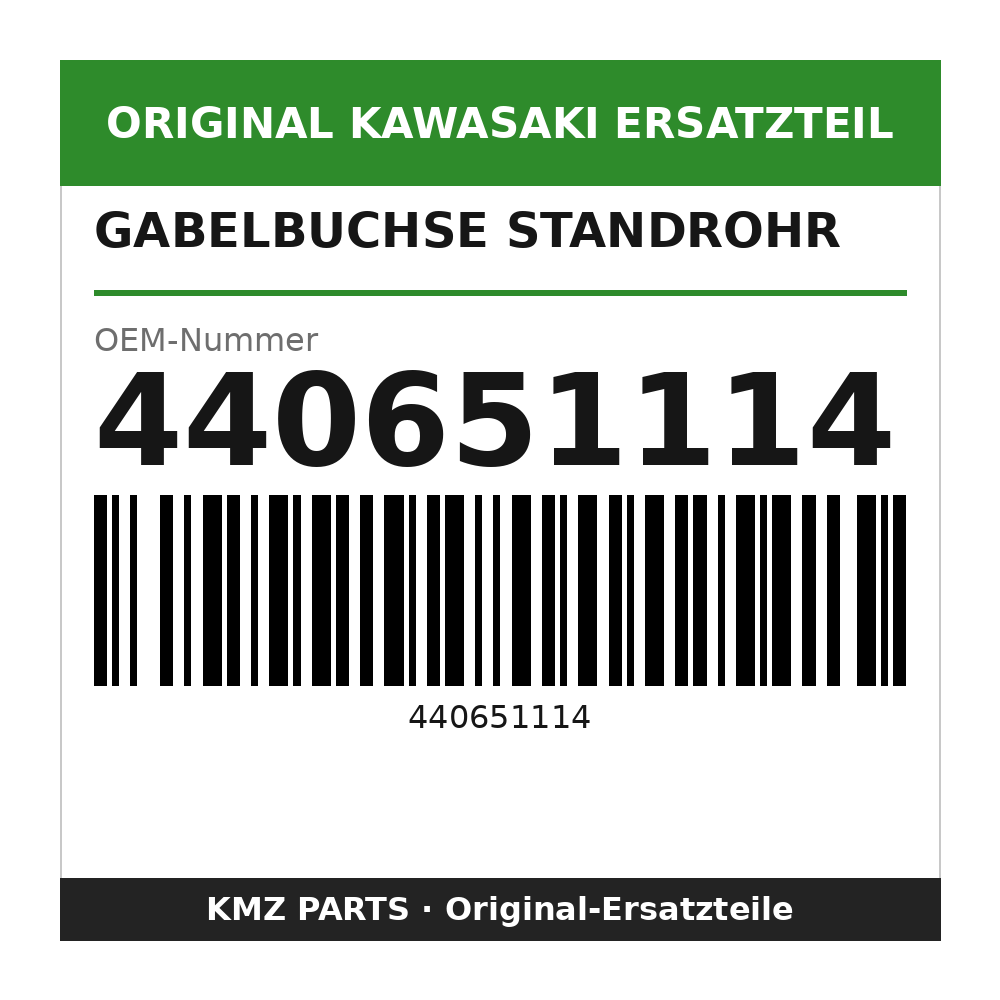 Kawasaki Gabelbuchse Standrohr 440651114