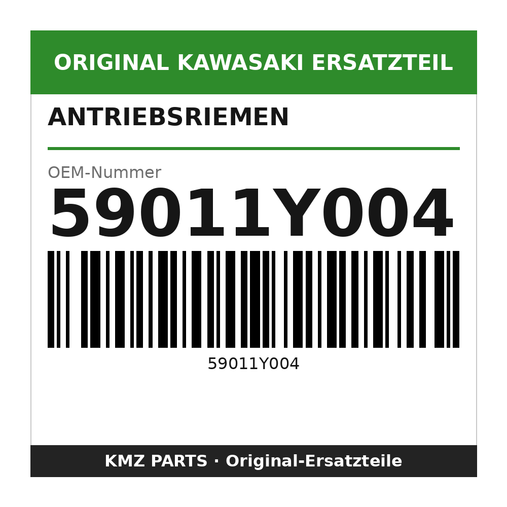 Kawasaki Antriebsriemen 59011Y004