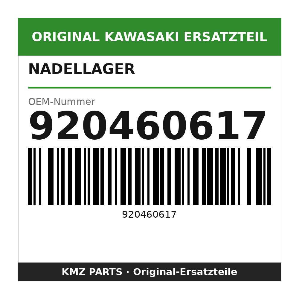 Kawasaki Nadellager 50x62x25 920460617