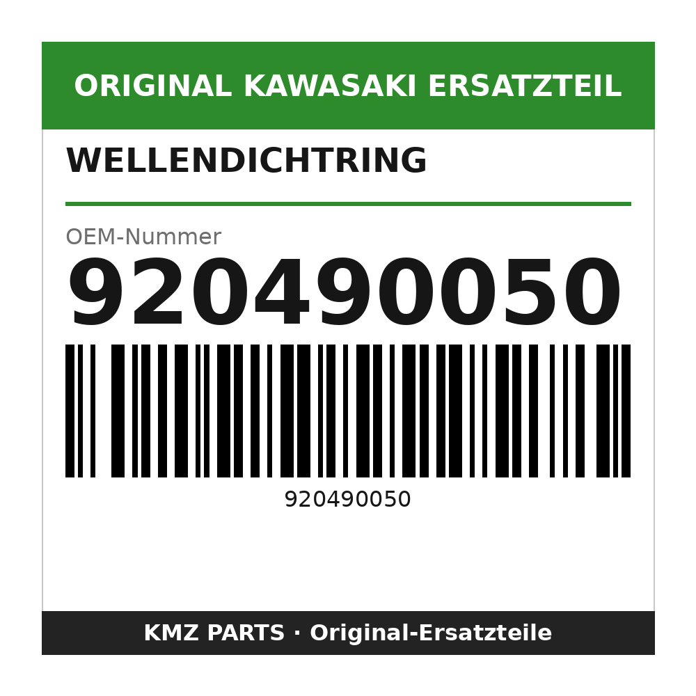 Kawasaki Wellendichtring 2x32x47 920490050