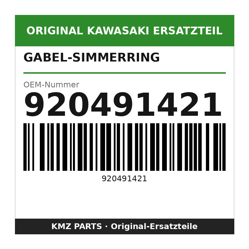 Kawasaki Gabel-Simmerring 920491421