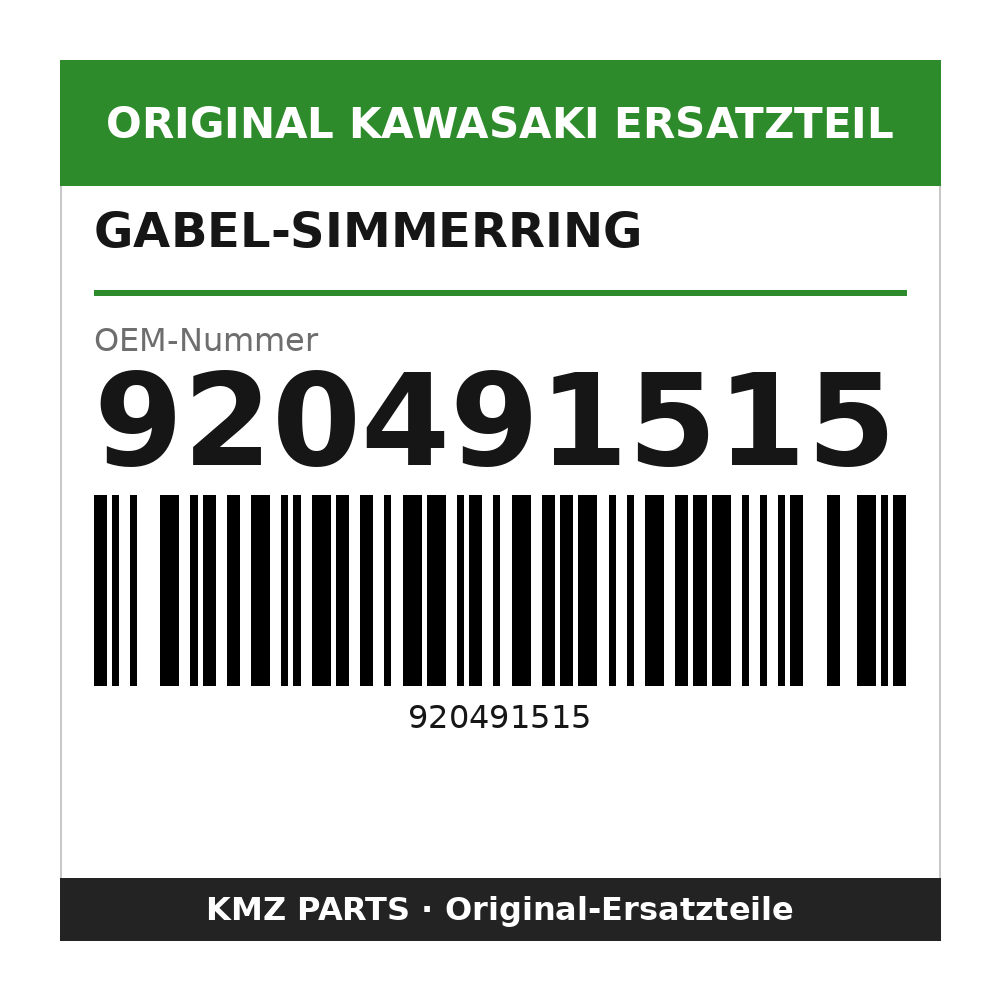 Kawasaki Gabel-Simmerring 920491515
