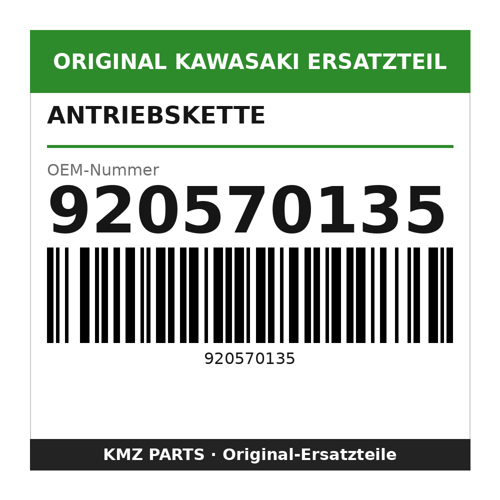 Kawasaki Antriebskette DID428HDSX122 920570135