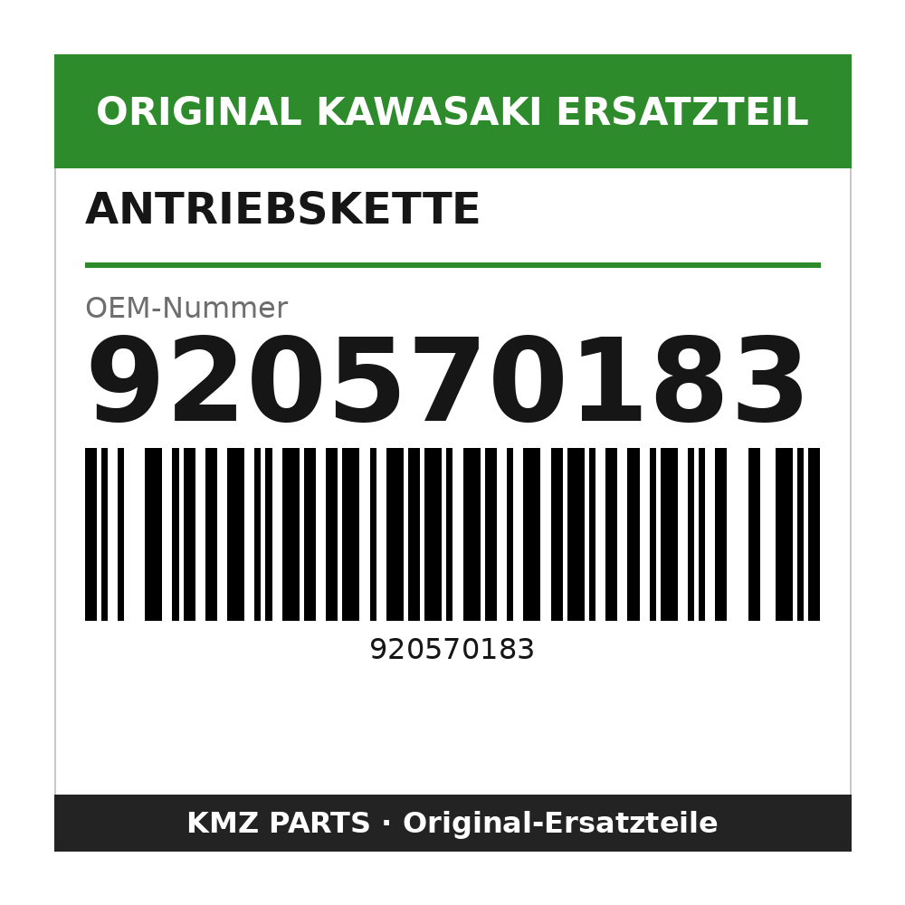 Kawasaki Antriebskette DID420DX 90 Glieder 920570183