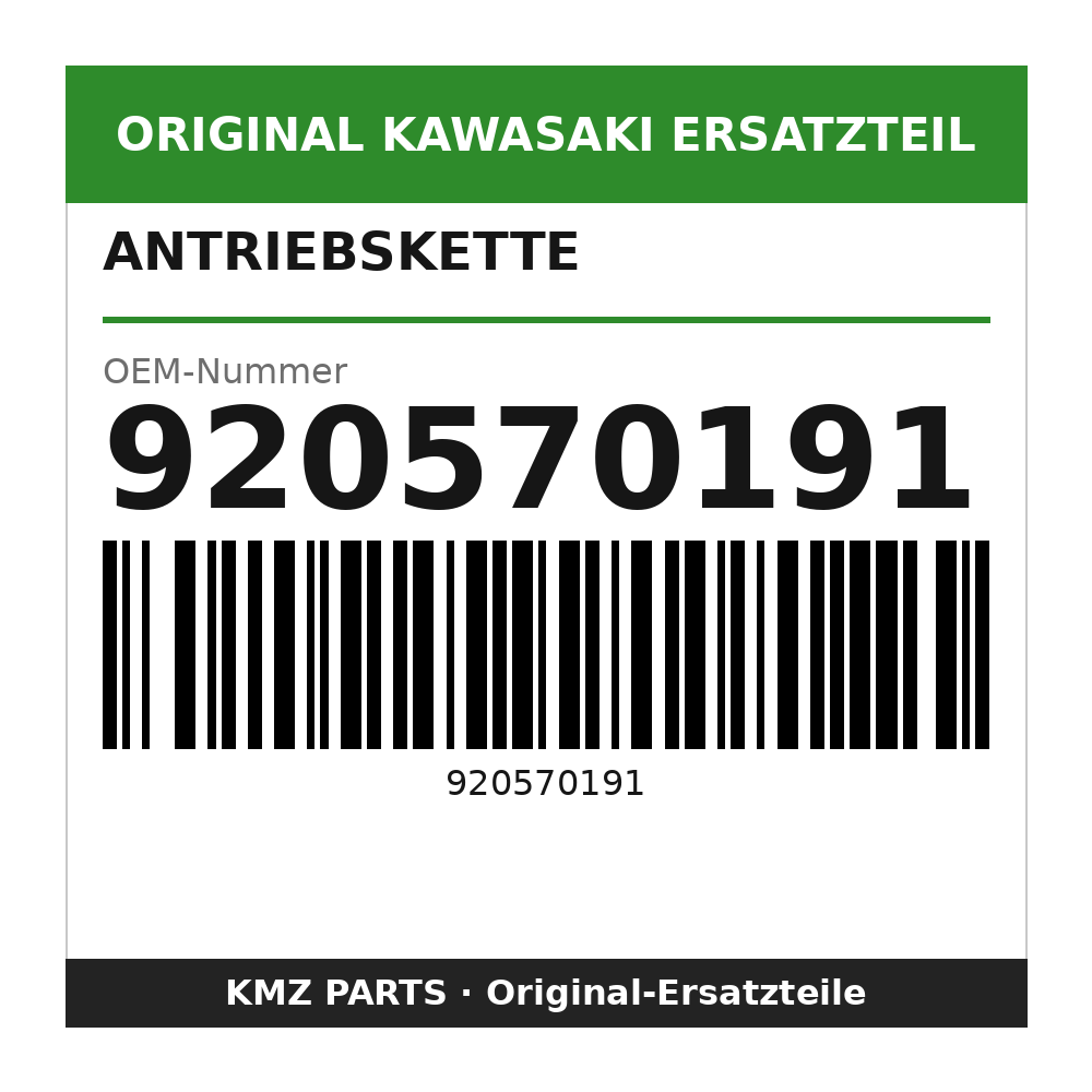 Kawasaki Antriebskette DID520DMA4 112 Glieder 920570191