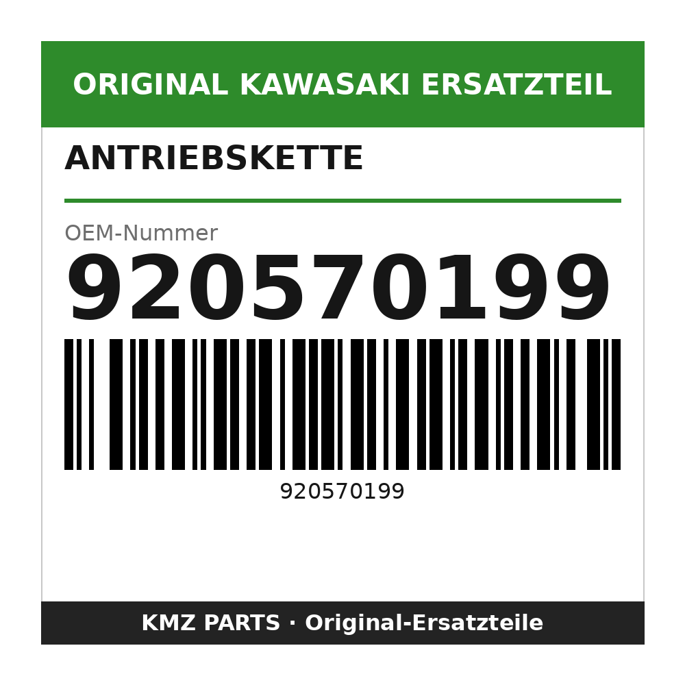 Kawasaki Antriebskette EK525RMX2/3D 920570199