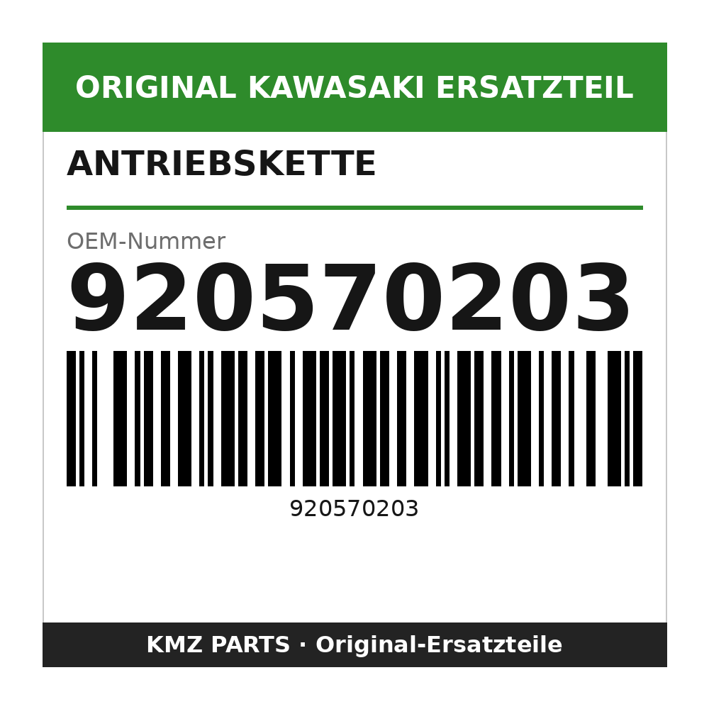 Kawasaki Antriebskette EK525ZX- 112 Glieder 920570203