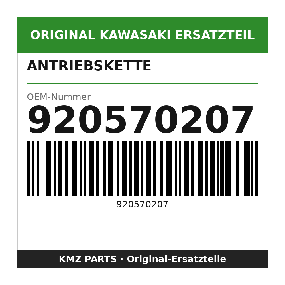 Kawasaki Antriebskette EK520SR-O2X10 920570207