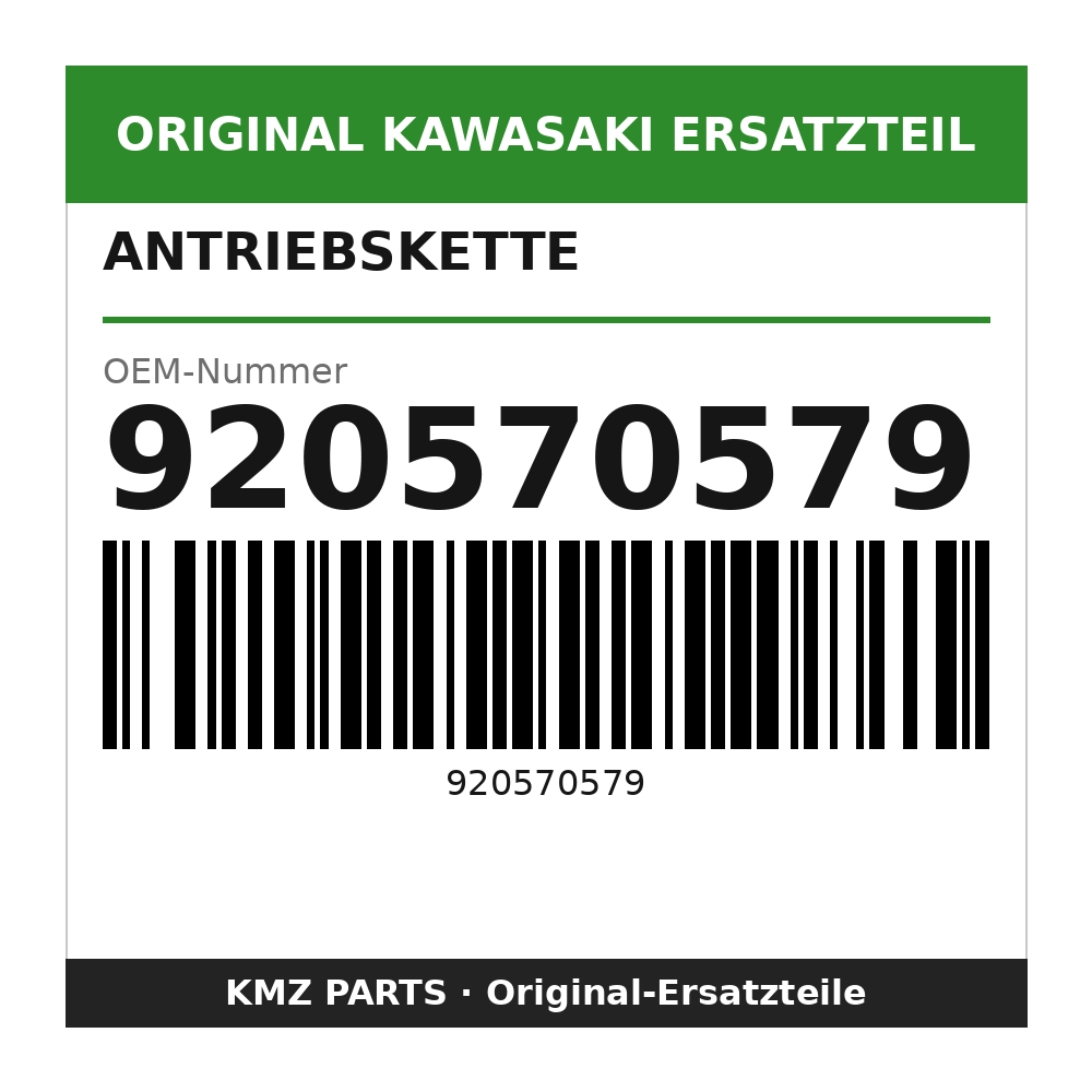 Kawasaki Antriebskette EK530RMX/3D 118 Glieder 920570579