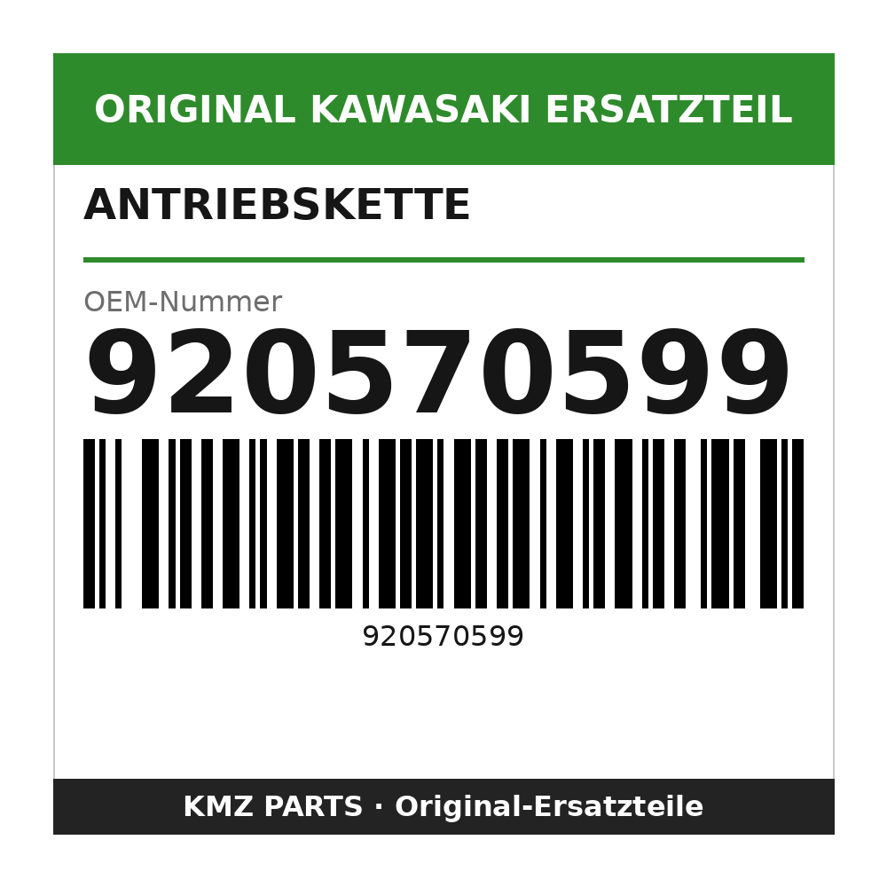Kawasaki Antriebskette EK525RMX2/3D, 112 Glieder 920570599