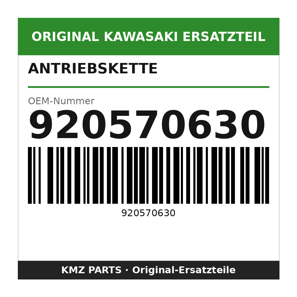 Kawasaki Antriebskette EK525RMX2, 116 Glieder 920570630
