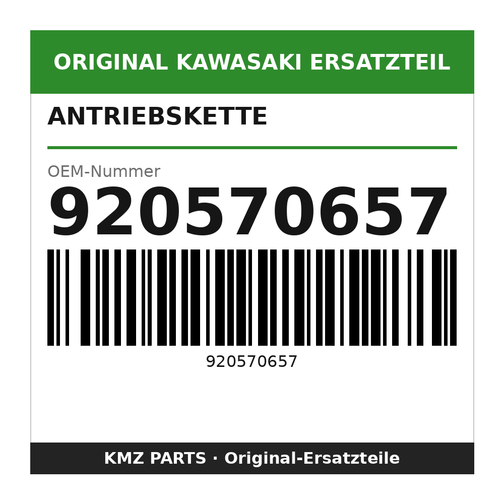 Kawasaki Antriebskette DID428HDS 122 Glieder 920570657