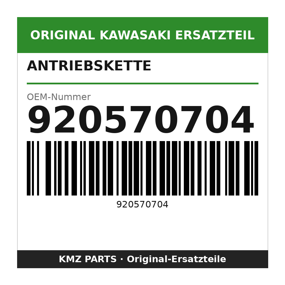 Kawasaki Antriebskette EK525RMX3, 116 Glieder 920570704