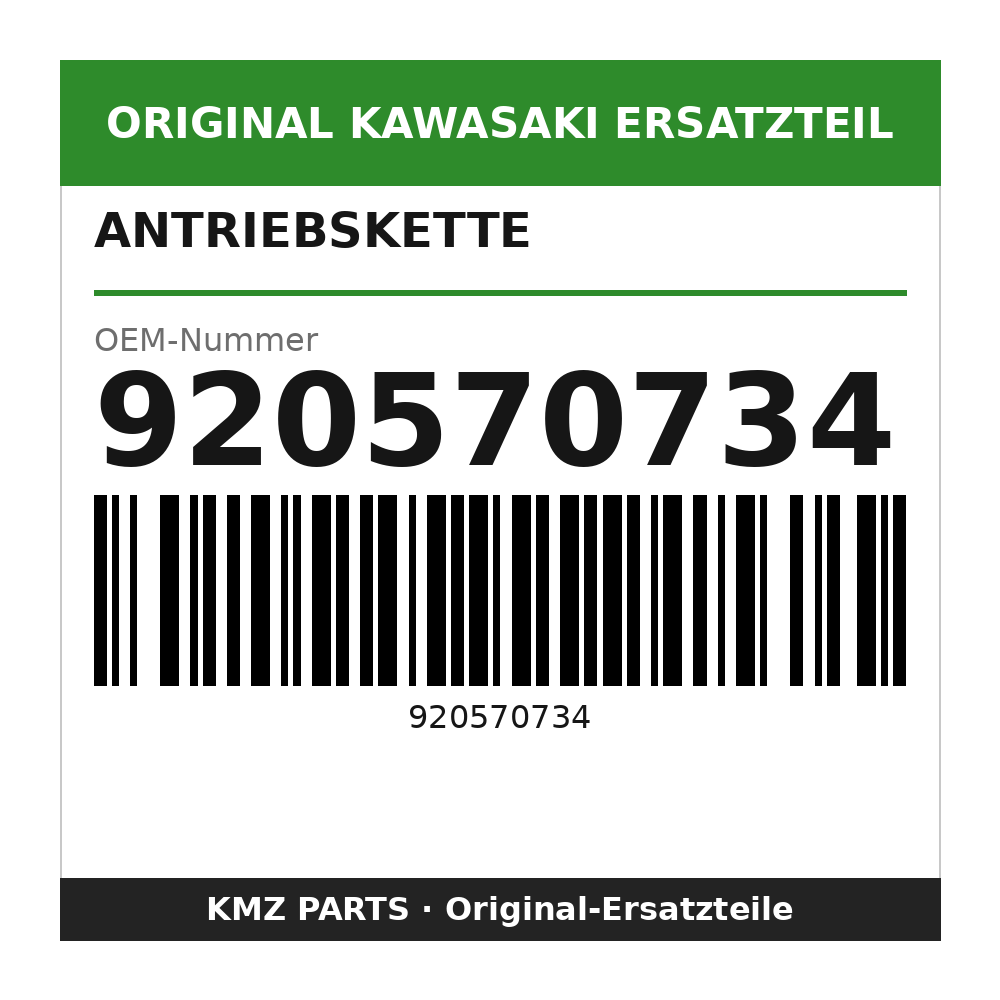 Kawasaki Antriebskette EK525RMXZ/3D, 120 Glieder 920570734