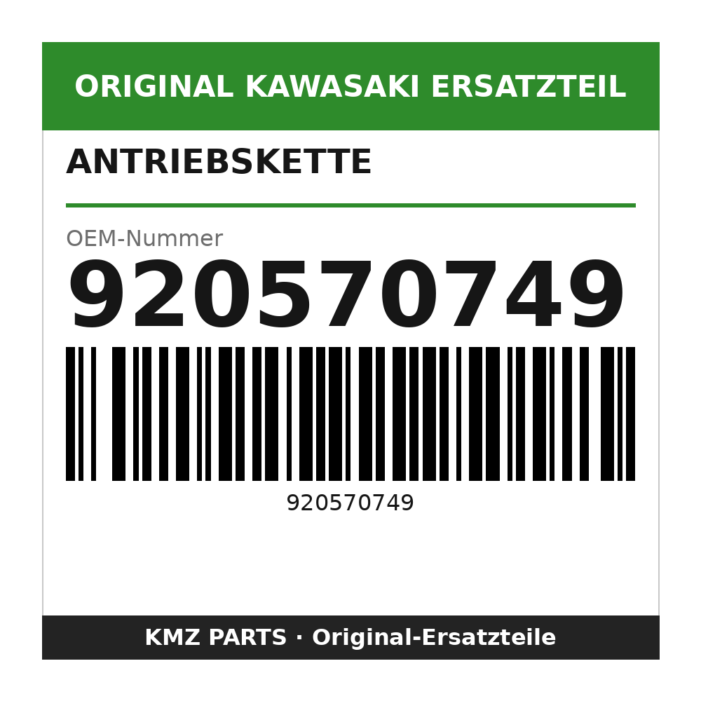 Kawasaki Antriebskette EK525XE, 116 Glieder 920570749