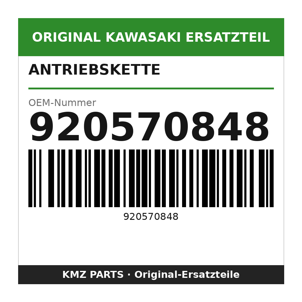Kawasaki Antriebskette DID420DS3 120 Glieder 920570848