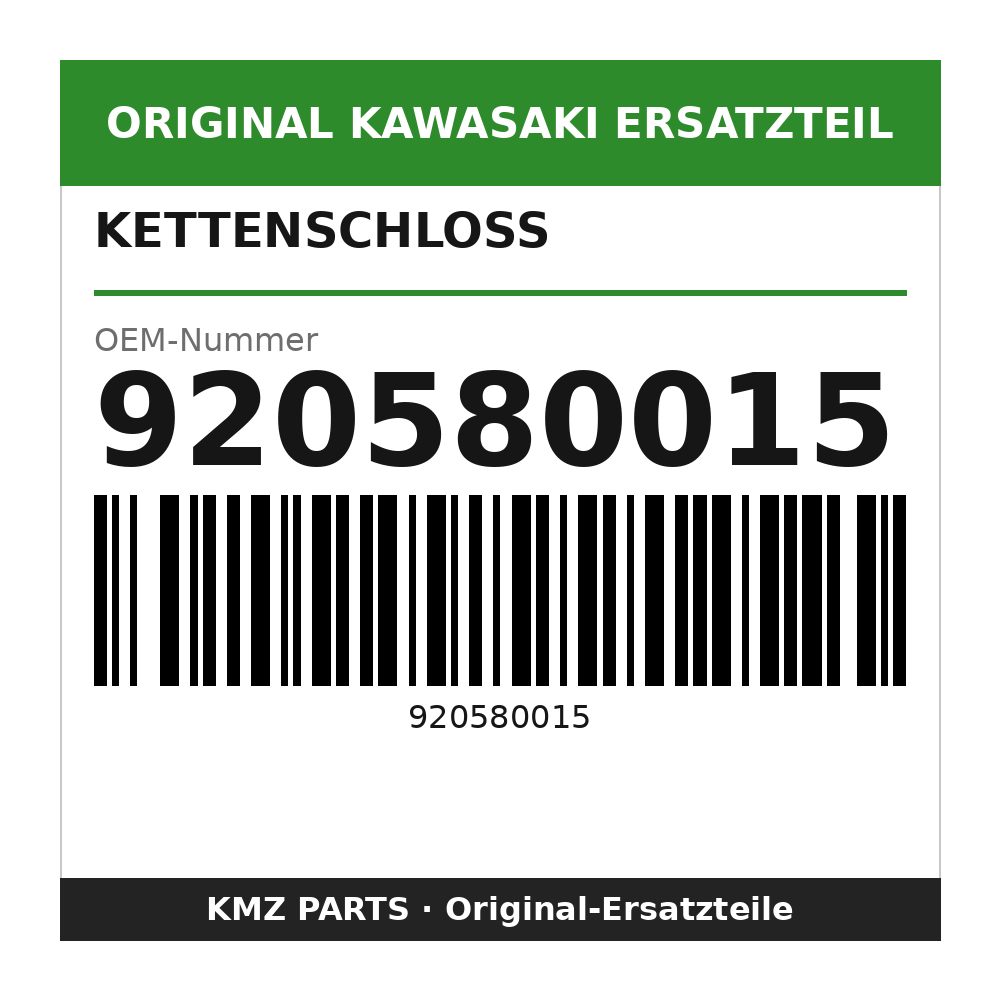 Kawasaki Kettenschloss 920580015