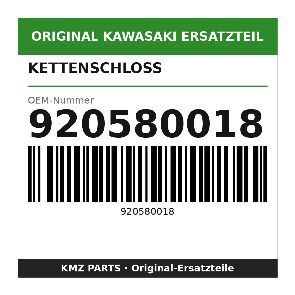 Kawasaki Kettenschloss 920580018
