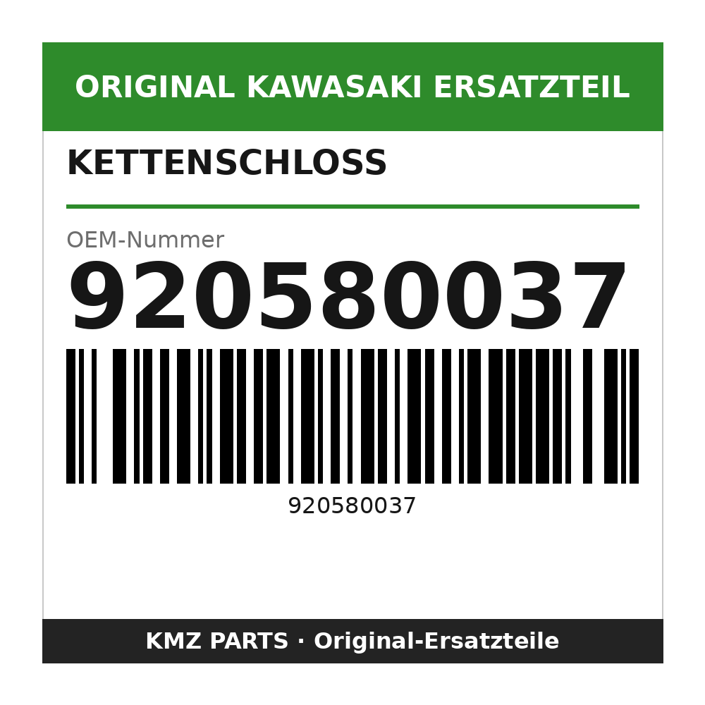 Kawasaki Kettenschloss 920580037