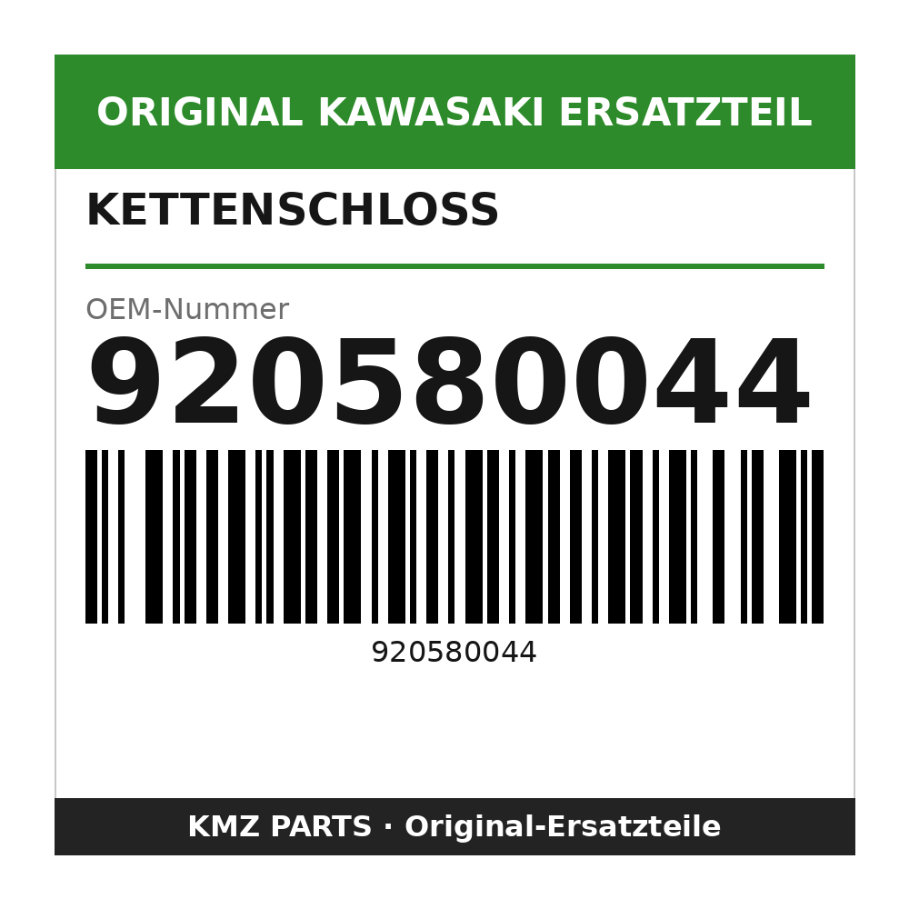 Kawasaki Kettenschloss 920580044