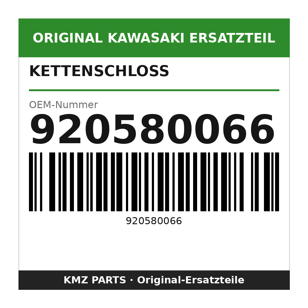 Kawasaki Kettenschloss 920580066