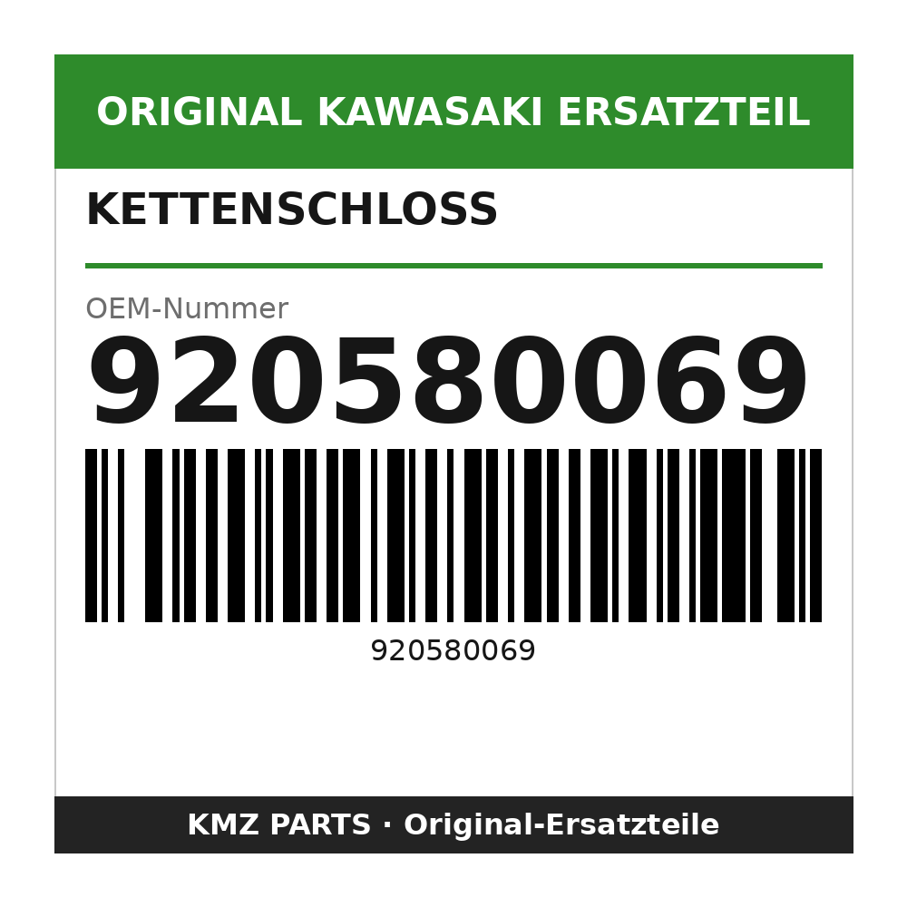 Kawasaki Kettenschloss 920580069