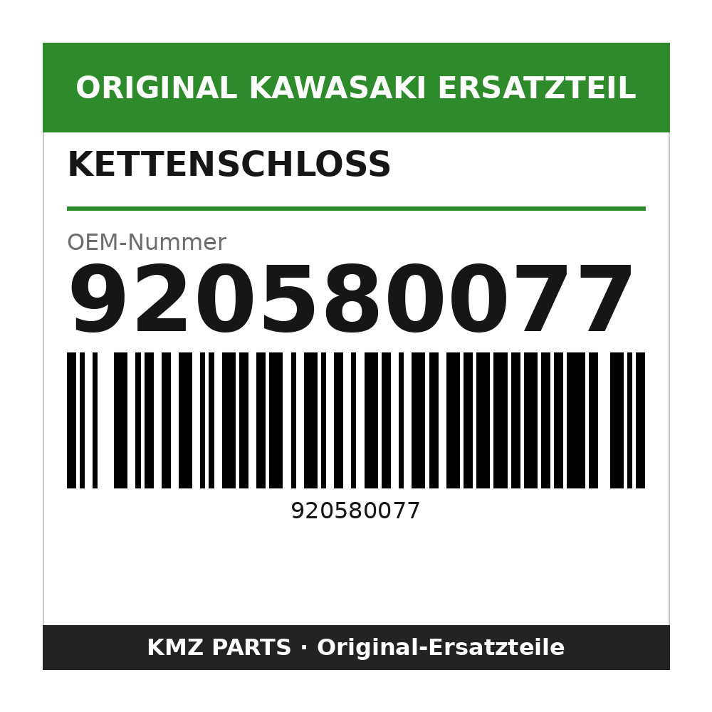 Kawasaki Kettenschloss 920580077