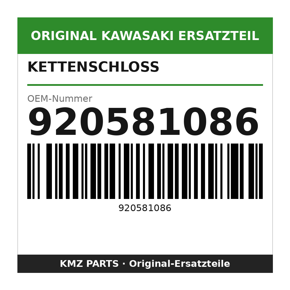 Kawasaki Kettenschloss 920581086