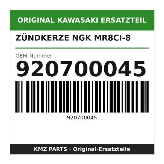 Kawasaki Zündkerze NGK MR8CI-8 920700045