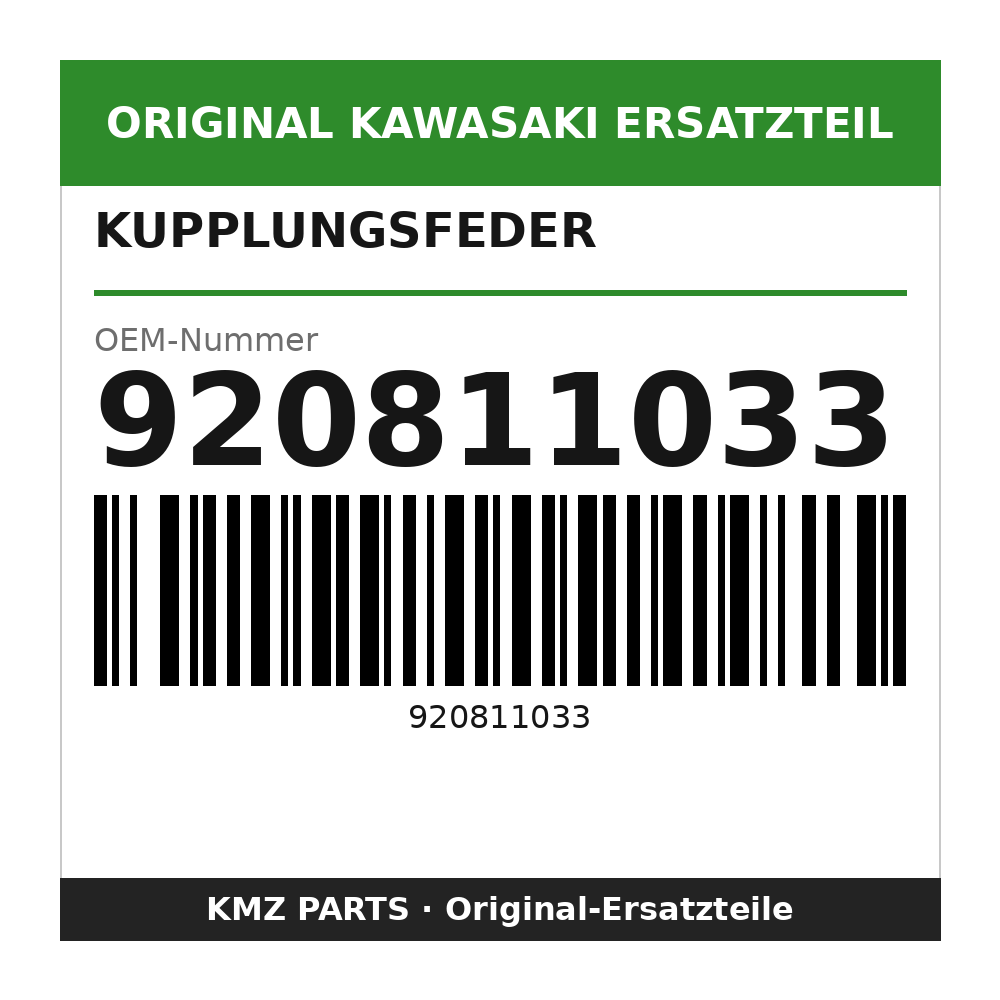 Kawasaki Kupplungsfeder 920811033
