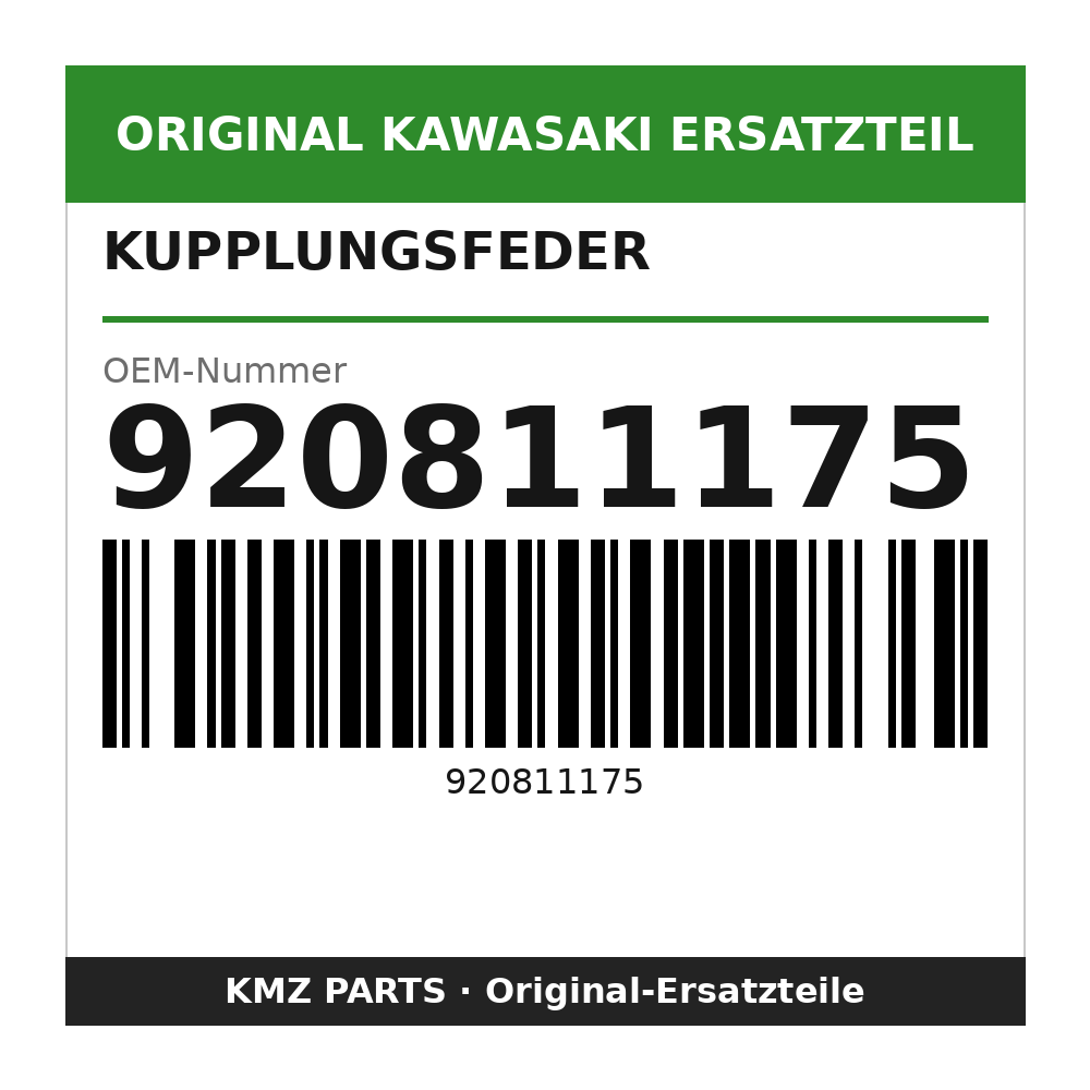 Kawasaki Kupplungsfeder 920811175