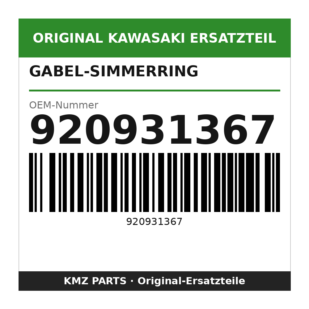 Kawasaki Gabel-Simmerring 920931367
