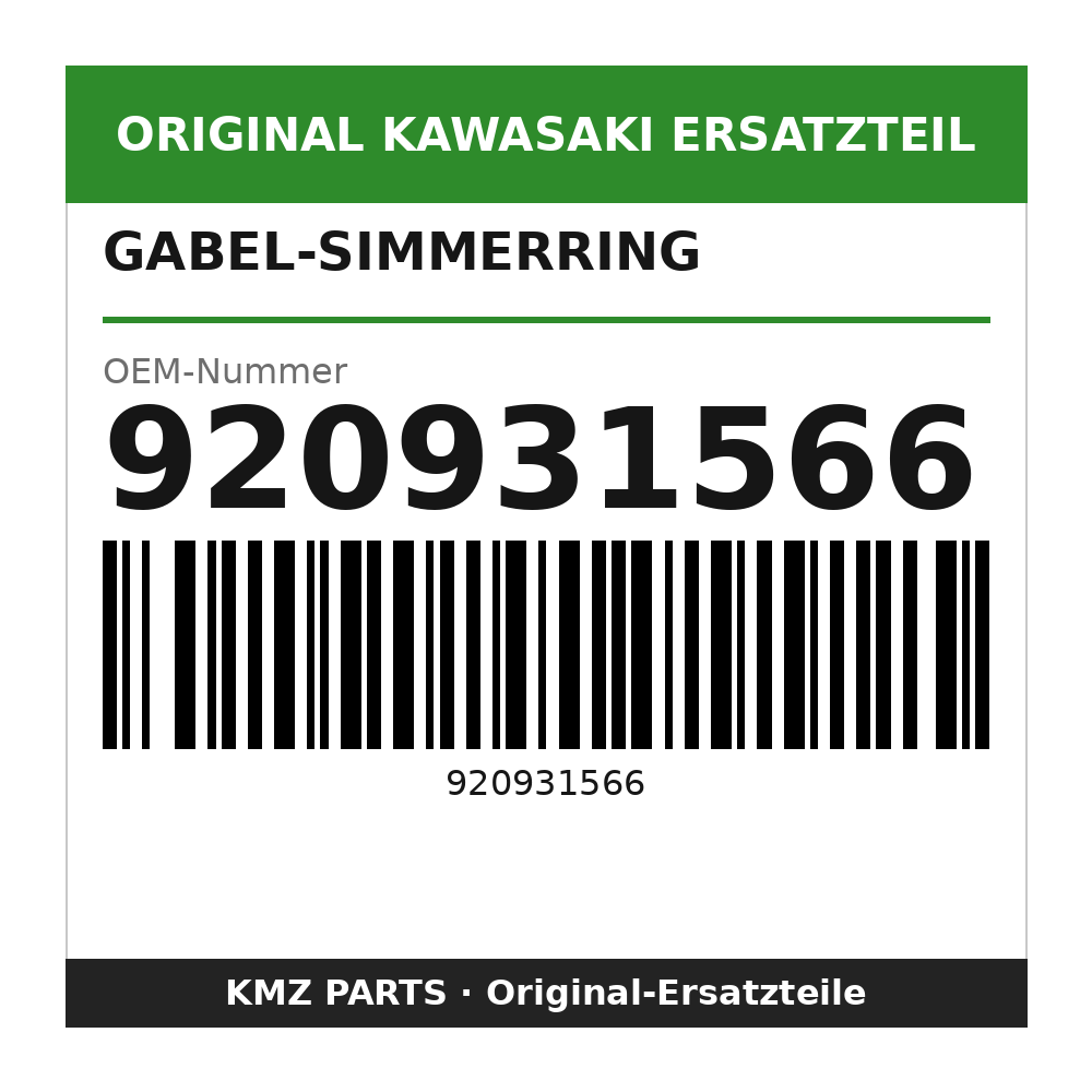 Kawasaki Gabel-Simmerring 920931566