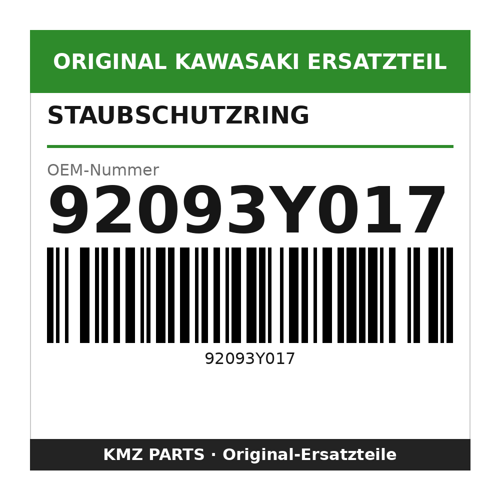 Kawasaki Staubschutzring 92093Y017